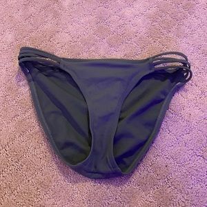 army green ribbed bikini bottoms